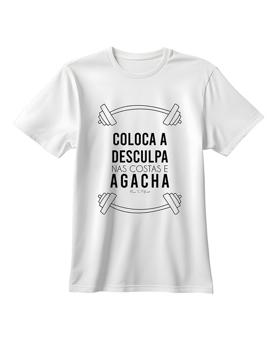 T-Shirt Personalizada Desculpas