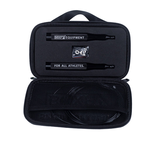 Corda de Saltar C/ Bolsa "Mach 1" AlumÌnio Preto